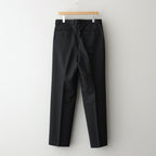 BLUEFACED WOOL TWO-TUCK SLACKS #NAVY STRIPE [A25SP02BA]