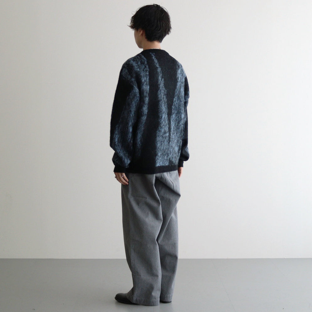 JACQUARD MOHAIR SWEATER #BLUE [YK24FW0815S]