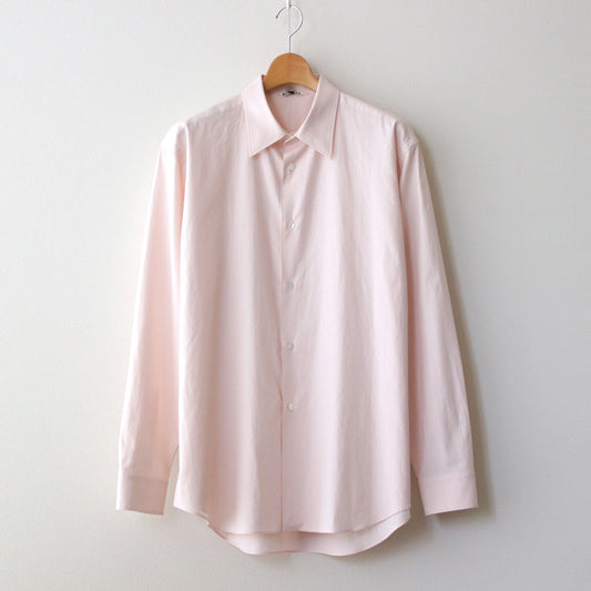 WASHED FINX TWILL SHIRT #LIGHT PINK [A23AS01TN]