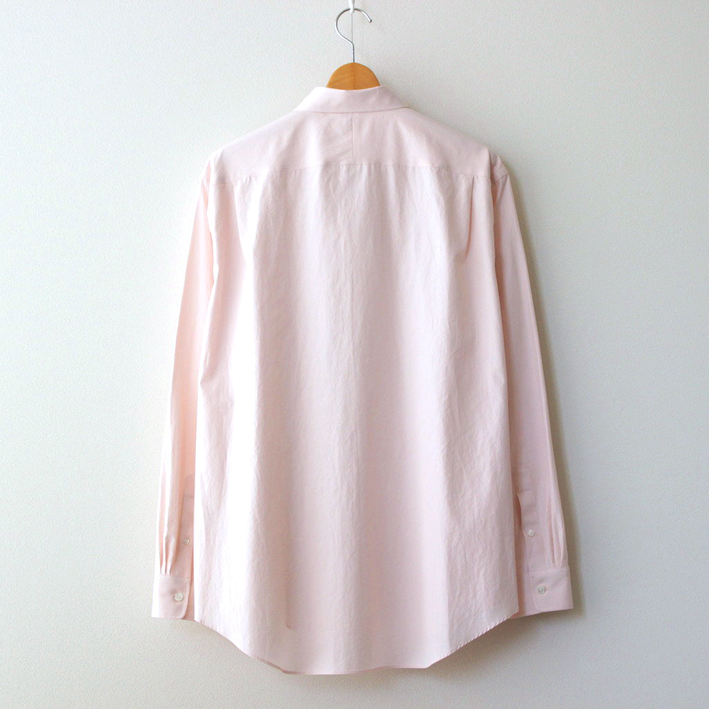 WASHED FINX TWILL SHIRT #LIGHT PINK [A23AS01TN]