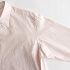 WASHED FINX TWILL SHIRT #LIGHT PINK [A23AS01TN]