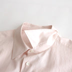 WASHED FINX TWILL SHIRT #LIGHT PINK [A23AS01TN]