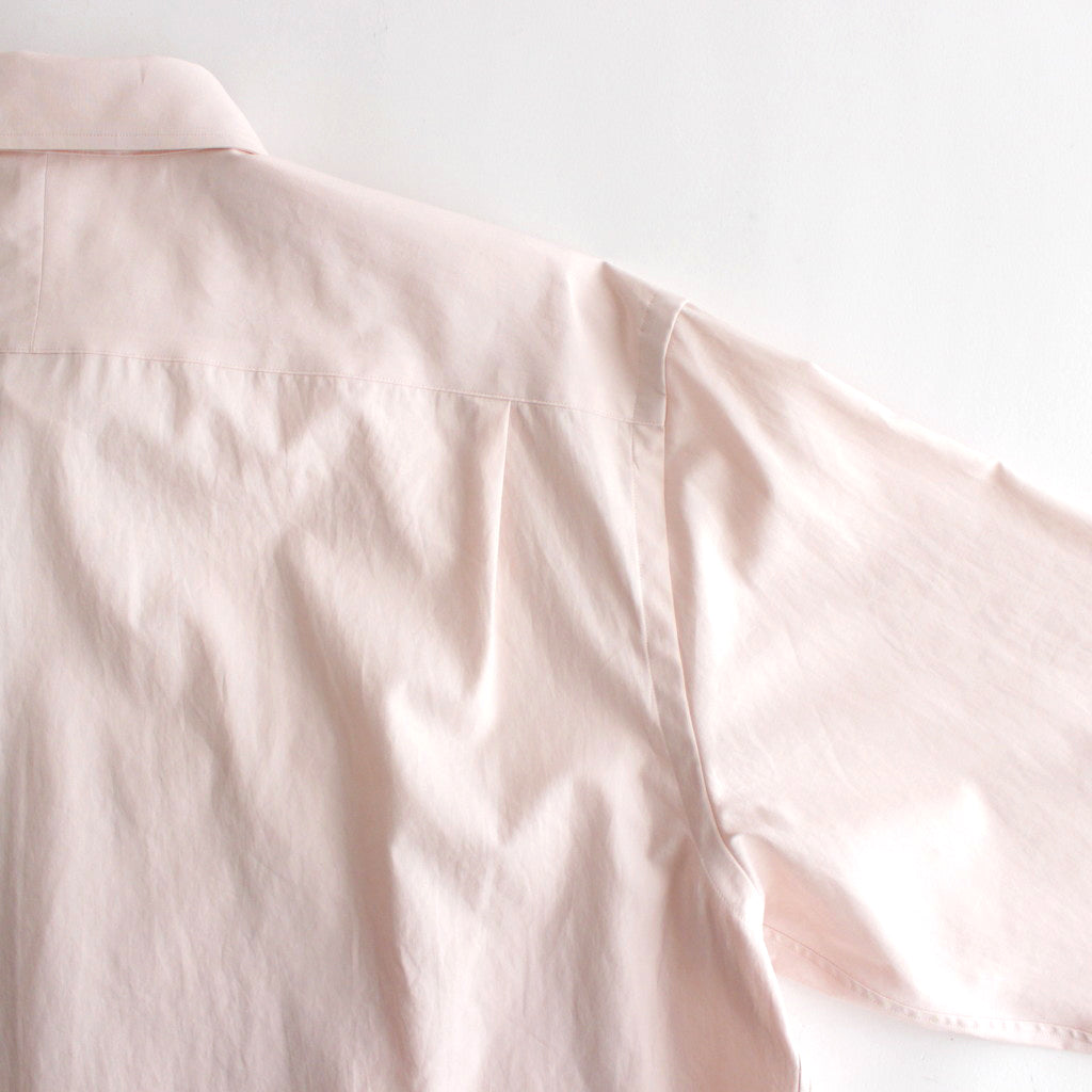 WASHED FINX TWILL SHIRT #LIGHT PINK [A23AS01TN]