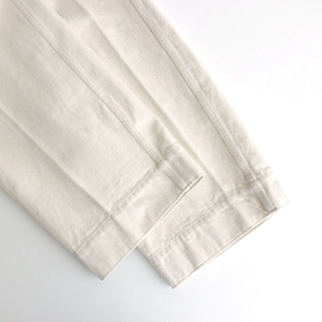 THE WIDE JEAN TROUSERS #RAW WHITE [ST-108]