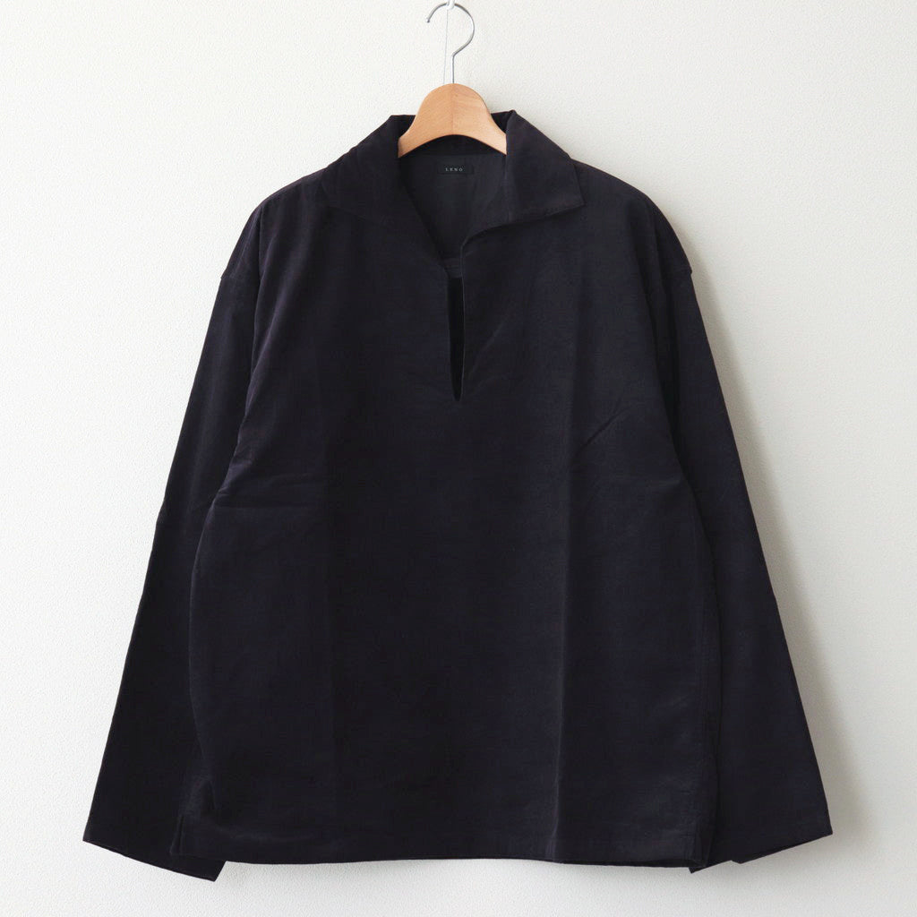 CORDUROY SMOCK SHIRT #NAVY [H2302-SH018]