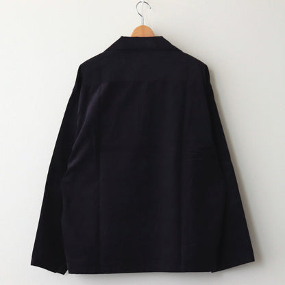 CORDUROY SMOCK SHIRT #NAVY [H2302-SH018]