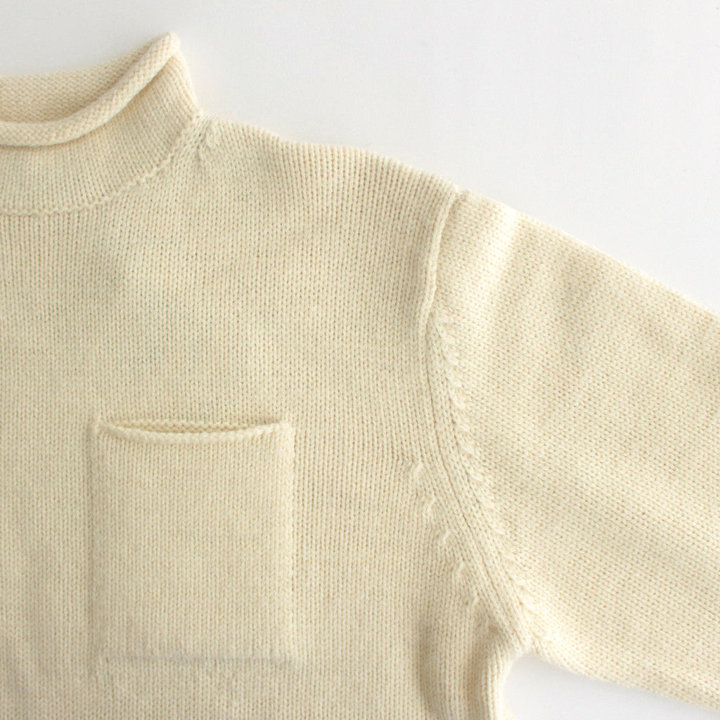 GUERNSEY SWEATER #IVORY [H2302-K009]