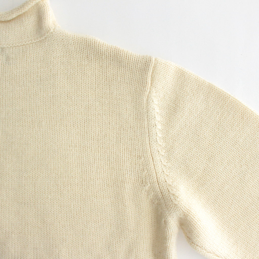 GUERNSEY SWEATER #IVORY [H2302-K009]