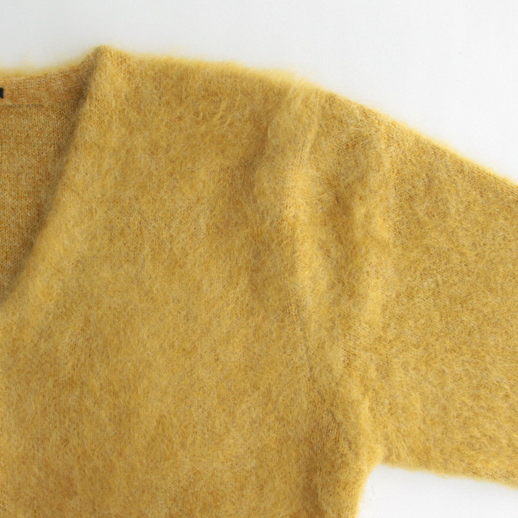 MOHAIR CARDIGAN #YELLOW [H2302-K012]