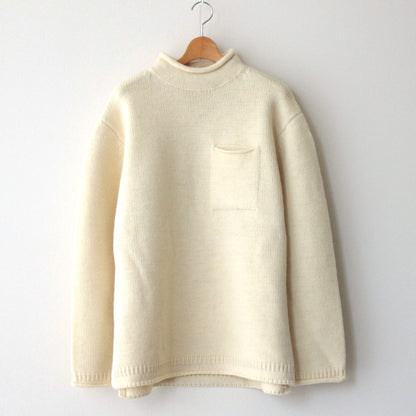 GUERNSEY SWEATER #IVORY [H2302-K009]