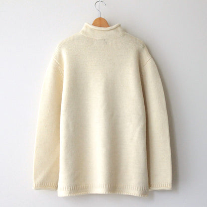 GUERNSEY SWEATER #IVORY [H2302-K009]