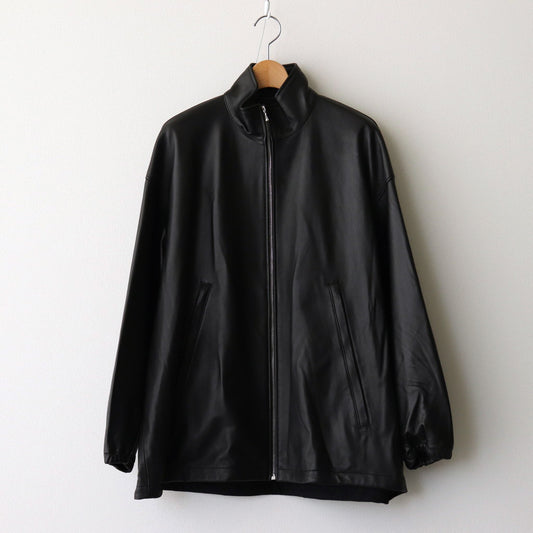 Sheep Leather Track Blouson #BLACK [GM243-30097]