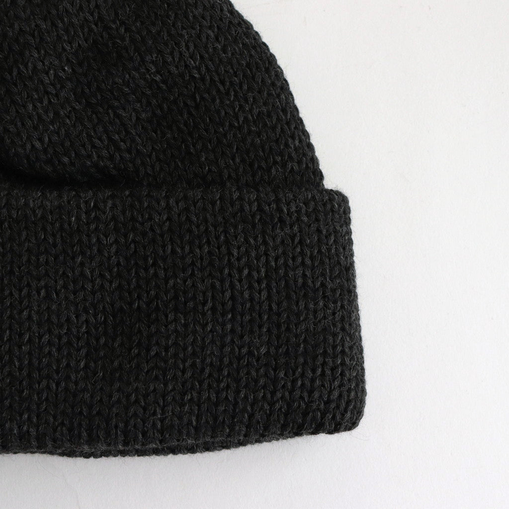WOOL STANDARD KNIT #CHARCOAL [No.23920]