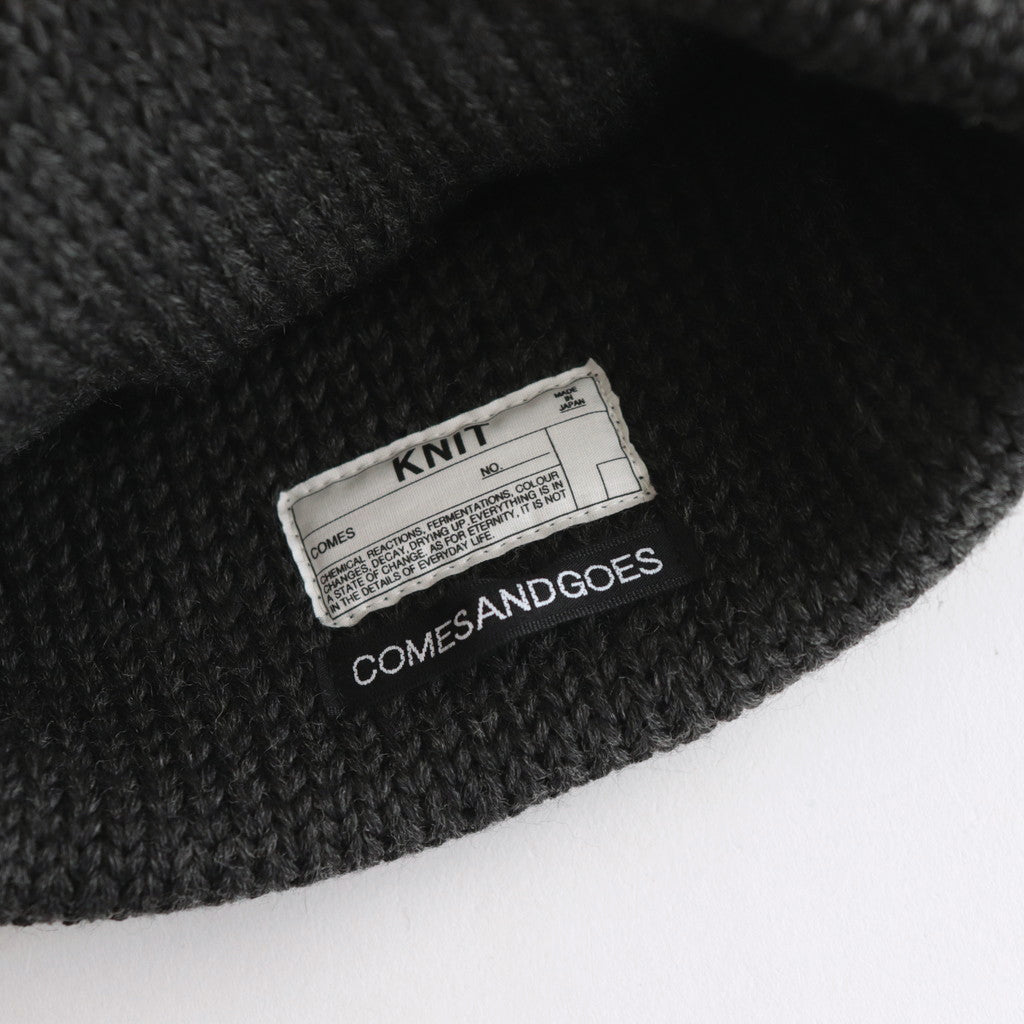 WOOL STANDARD KNIT #CHARCOAL [No.23920]