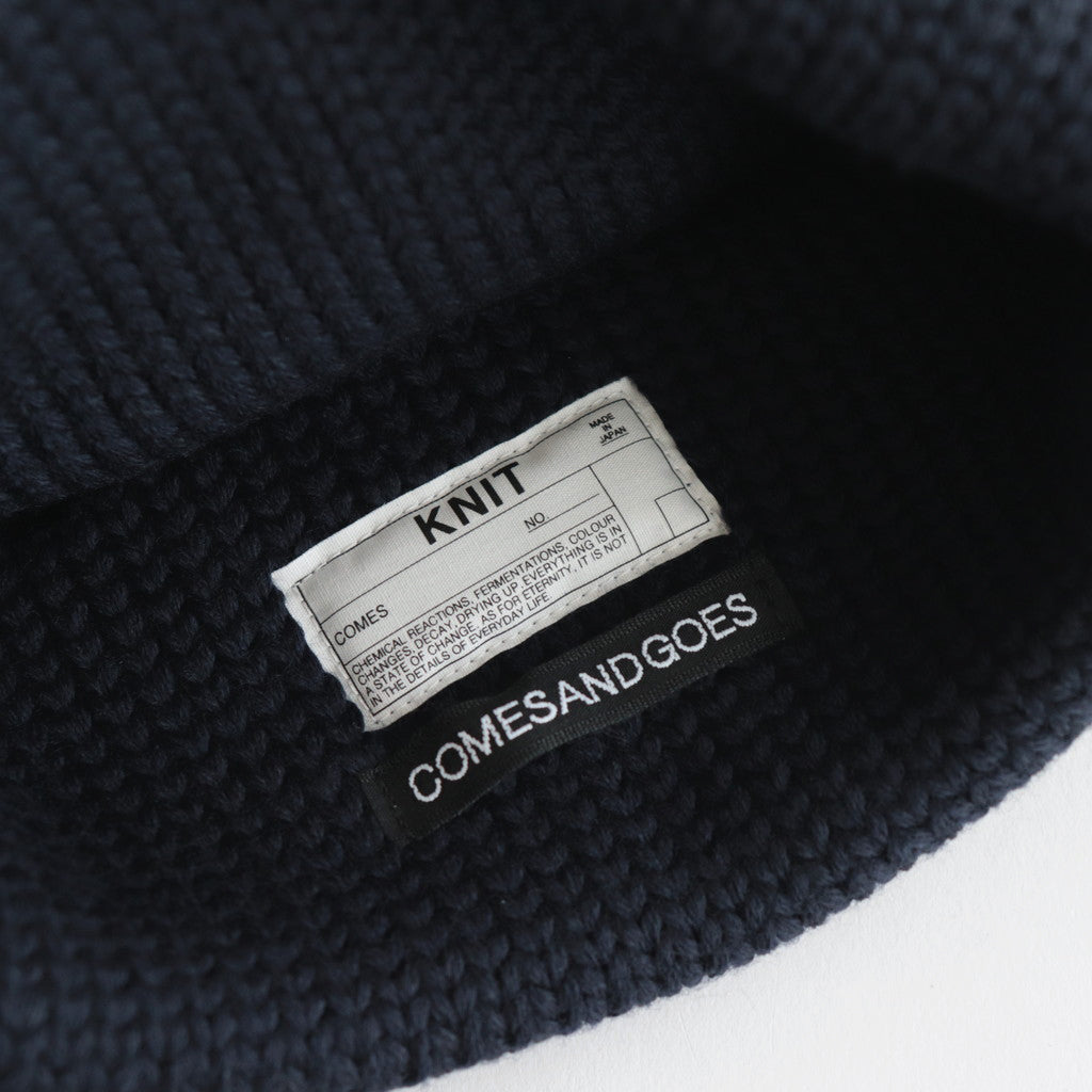 WOOL STANDARD KNIT #NAVY [No.23920]
