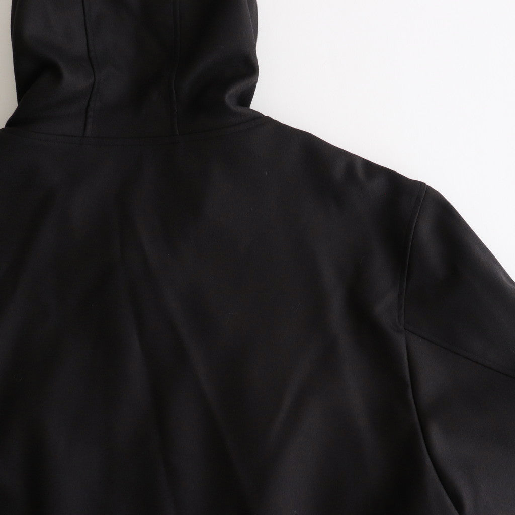 MELTON HOODED BLOUSON #DARK CHARCOAL [ST.928]