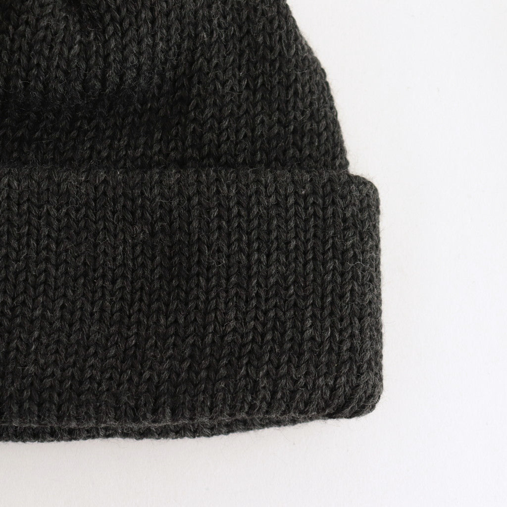 WOOL STANDARD KNIT 梵天 #CHARCOAL [No.23922]