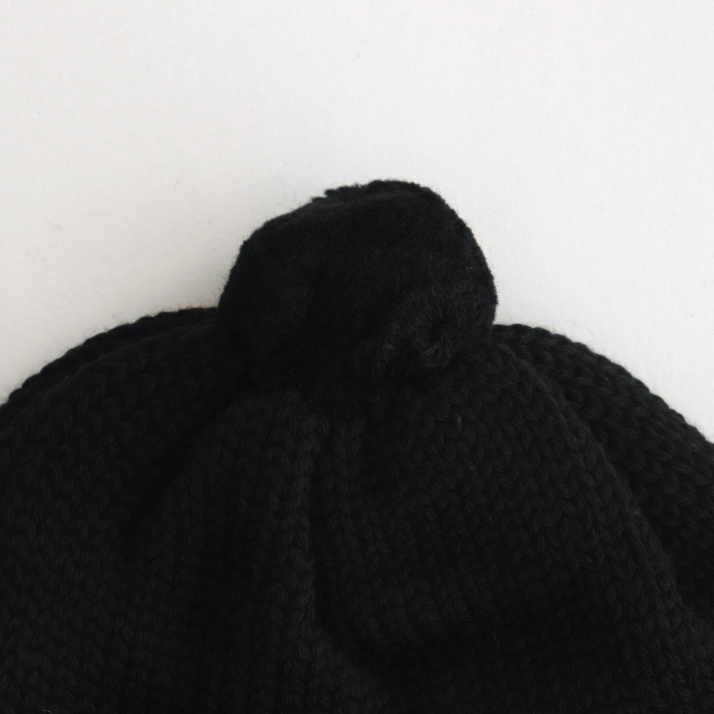 WOOL STANDARD KNIT 梵天 #BLACK [No.23922]
