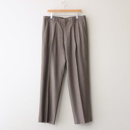 SUPER LIGHT WOOL SLACKS #TOP BROWN [A24AP02OS]