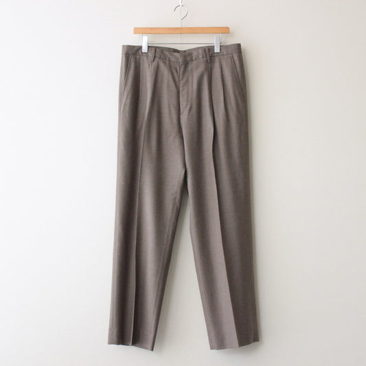 SUPER LIGHT WOOL SLACKS #TOP BROWN [A24AP02OS]