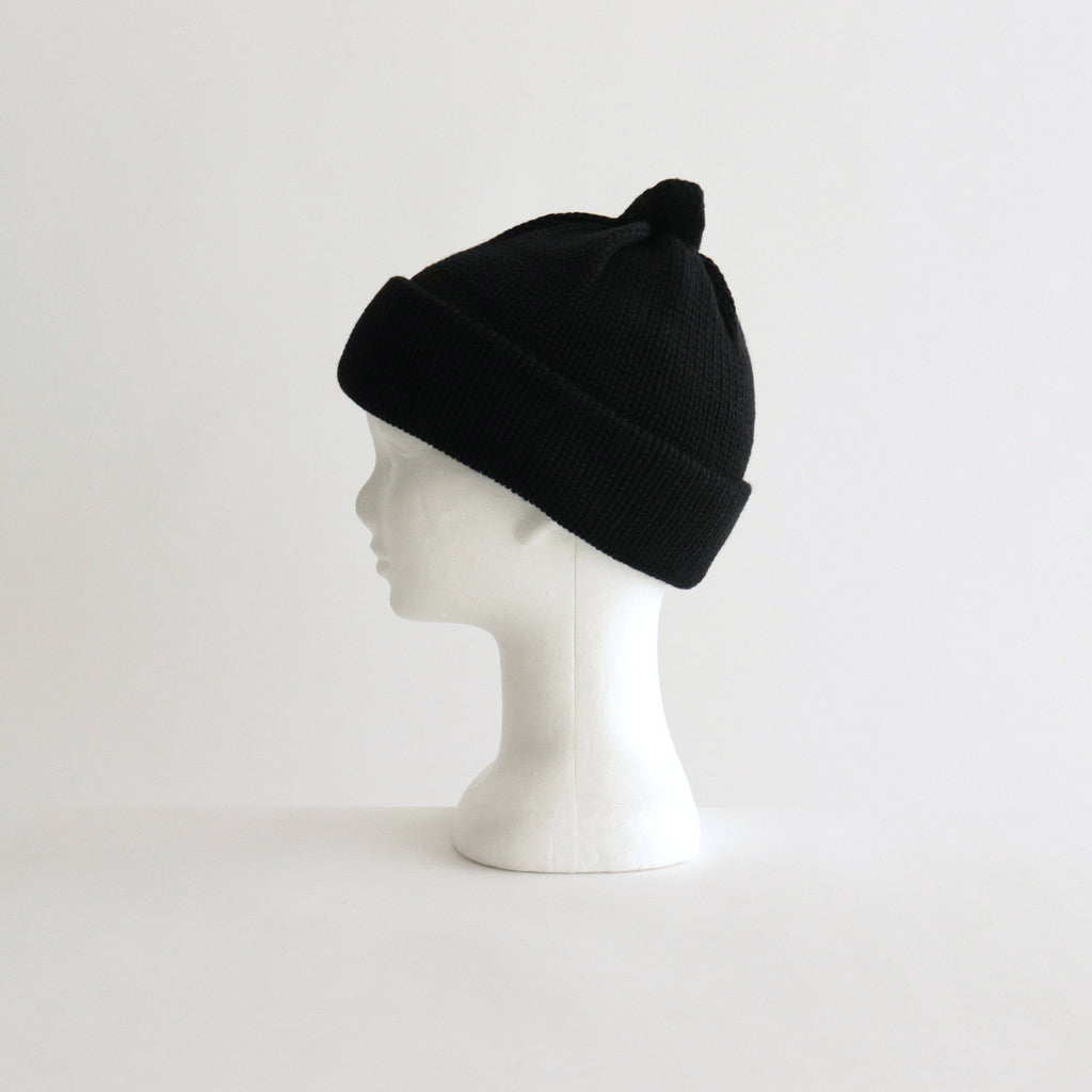 WOOL STANDARD KNIT 梵天 #BLACK [No.23922]