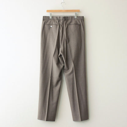 SUPER LIGHT WOOL SLACKS #TOP BROWN [A24AP02OS]