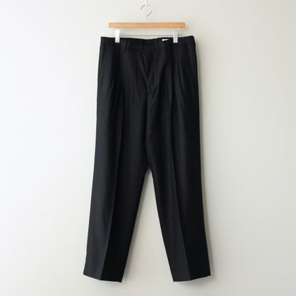 SUPER LIGHT WOOL SLACKS #BLACK [A24AP02OS]