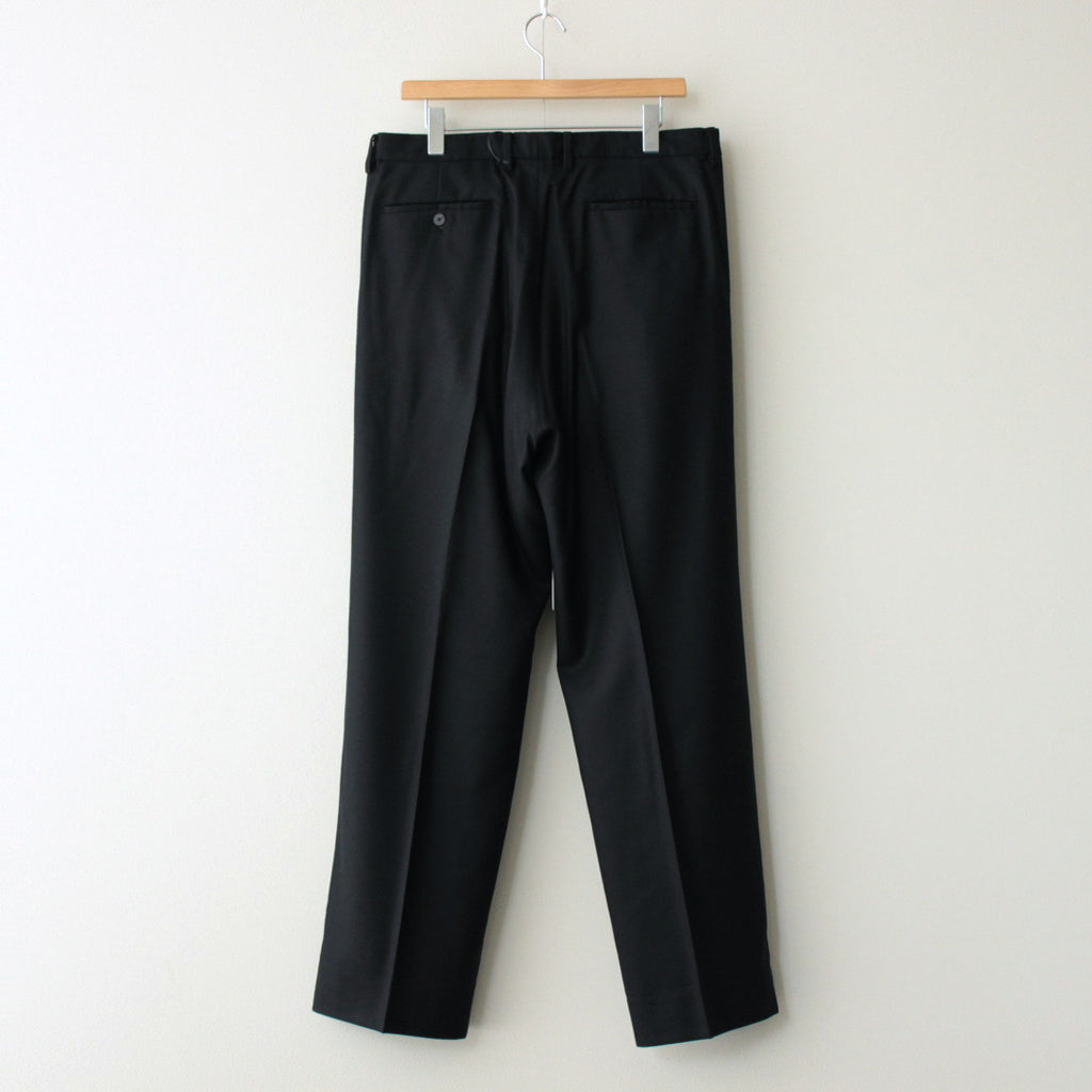 SUPER LIGHT WOOL SLACKS #BLACK [A24AP02OS]