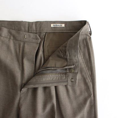 SUPER LIGHT WOOL SLACKS #TOP BROWN [A24AP02OS]