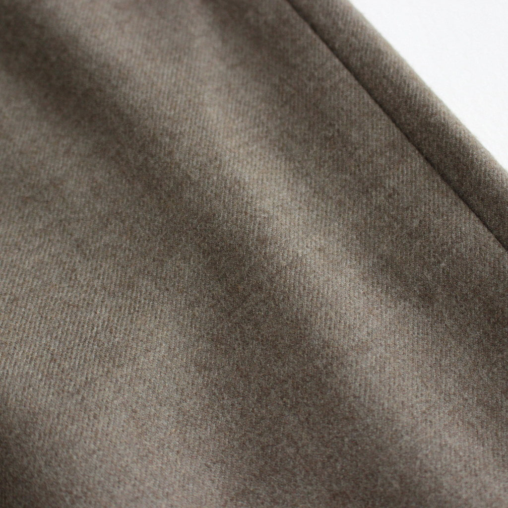 SUPER LIGHT WOOL SLACKS #TOP BROWN [A24AP02OS]