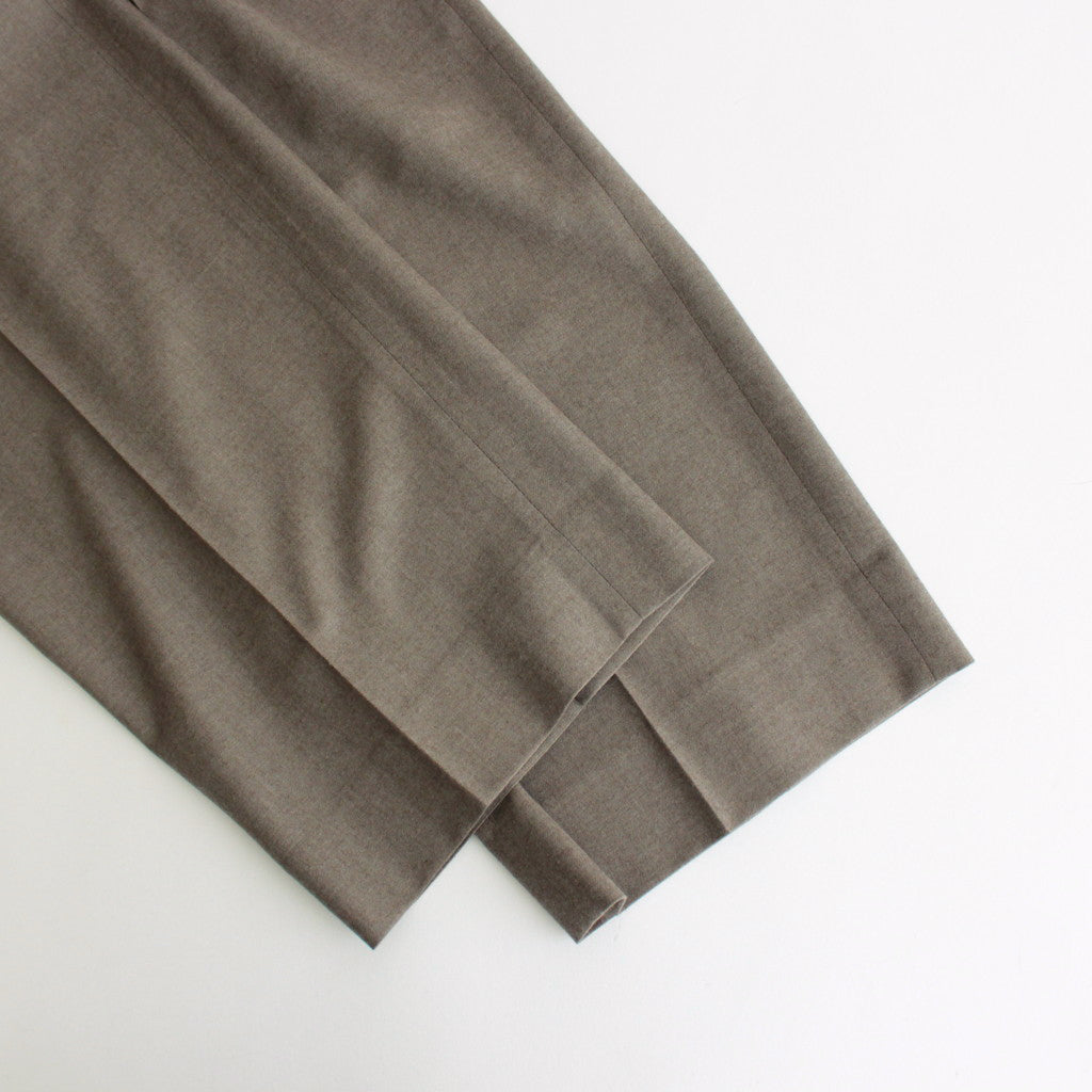 SUPER LIGHT WOOL SLACKS #TOP BROWN [A24AP02OS]