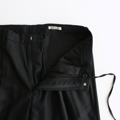 SUPER LIGHT WOOL SLACKS #BLACK [A24AP02OS]