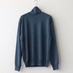 Turtle Neck L/S #Blue [2303-007]