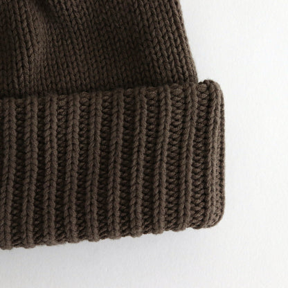 Knit Cap 1 #Brown [2403-024]