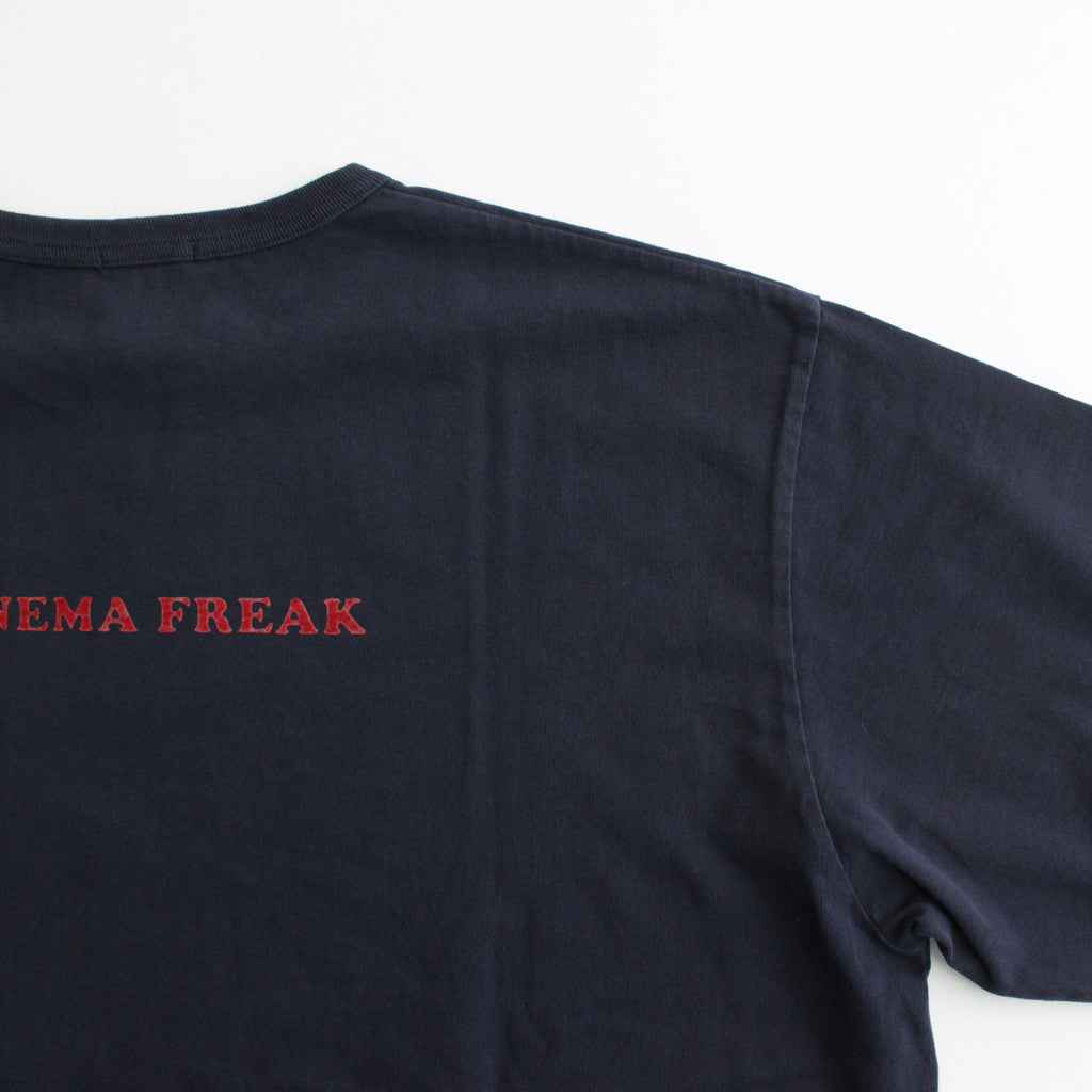 RINGER T-SHIRT LIFE IS A DRAMA #NAVY?~NAVY [H2401-CS029-3]