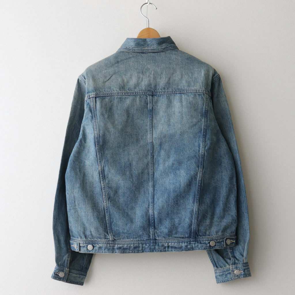 SELVEDGE FADED LIGHT DENIM BLOUSON #LIGHT INDIGO [A23AB01DE]