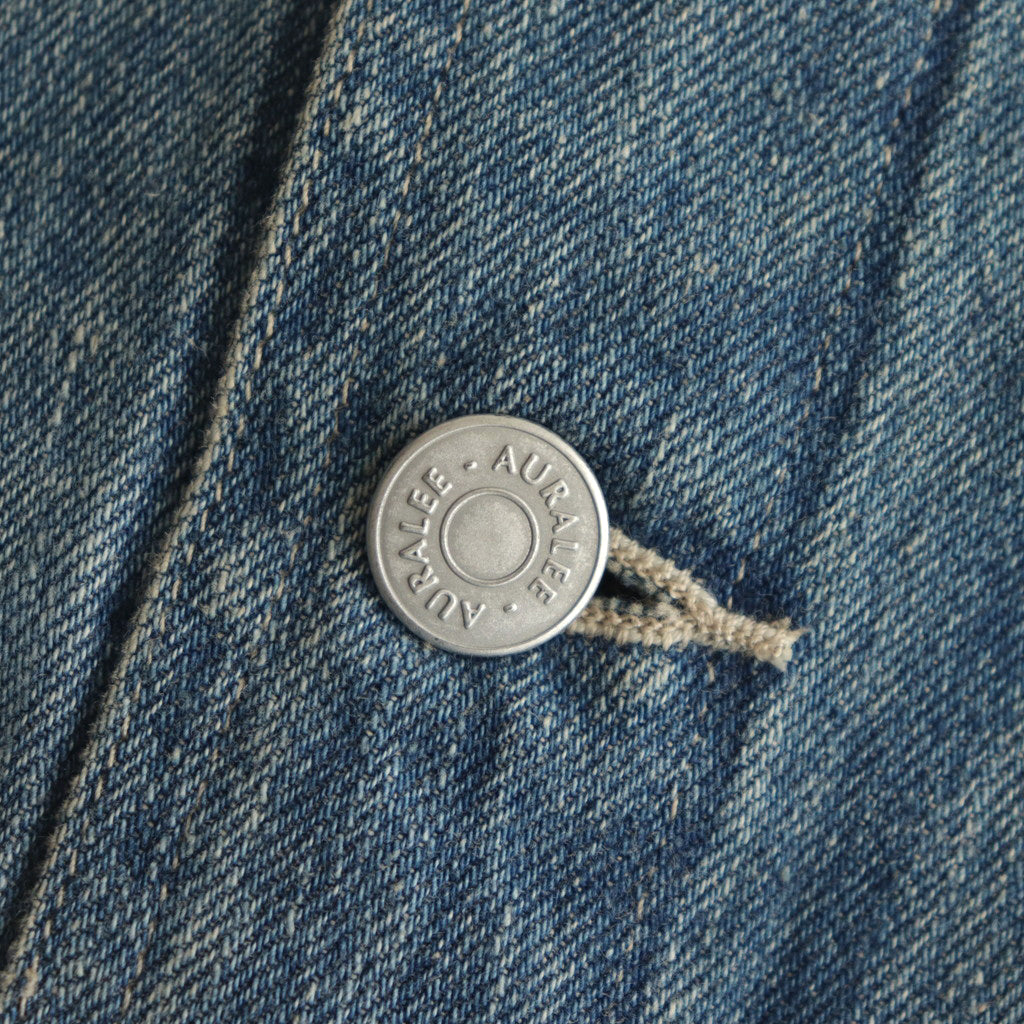 SELVEDGE FADED LIGHT DENIM BLOUSON #LIGHT INDIGO [A23AB01DE