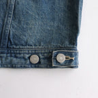 SELVEDGE FADED LIGHT DENIM BLOUSON #LIGHT INDIGO [A23AB01DE]