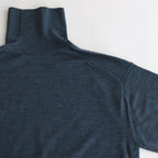 Turtle Neck L/S #Blue [2303-007W]