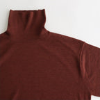 Turtle Neck L/S #Brown [2303-007W]