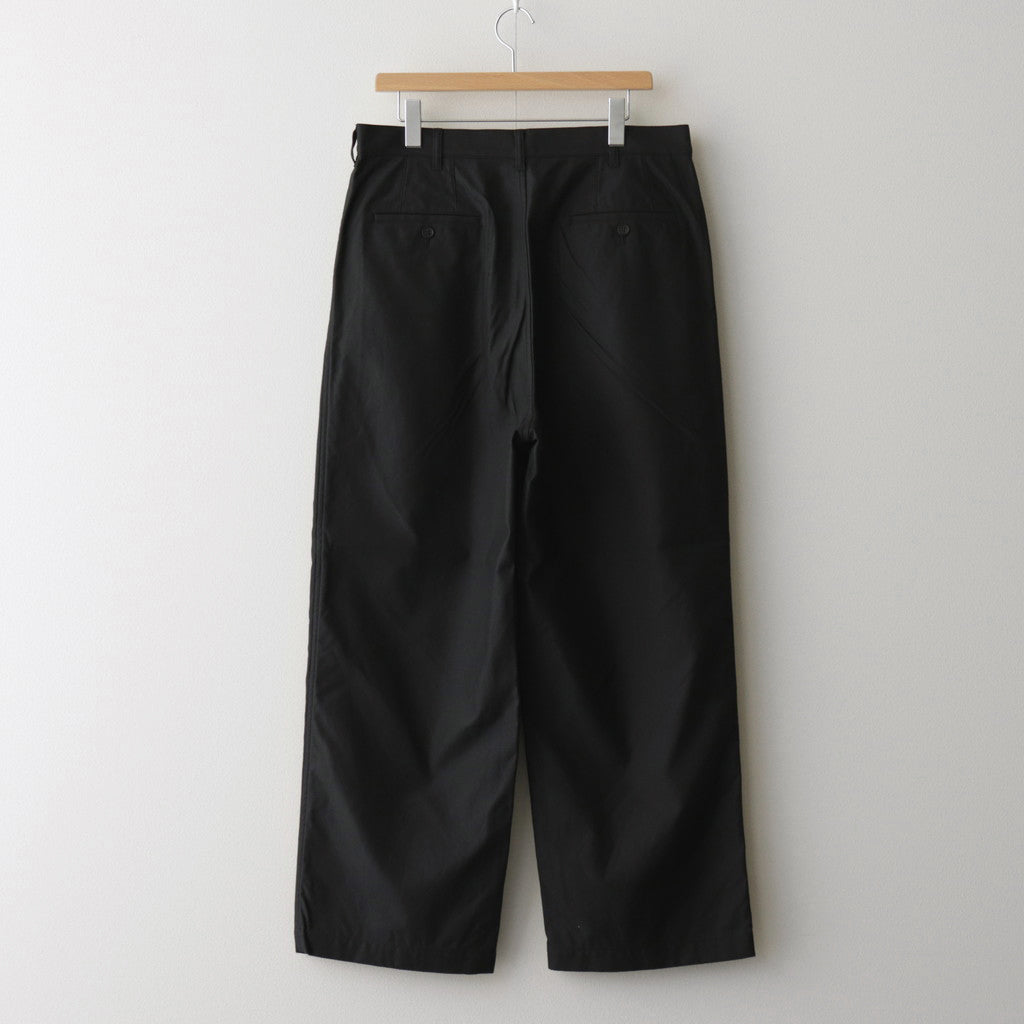 綿バックサテン 製品染 パンツ #BLACK [HL-P020-051] – ciacura