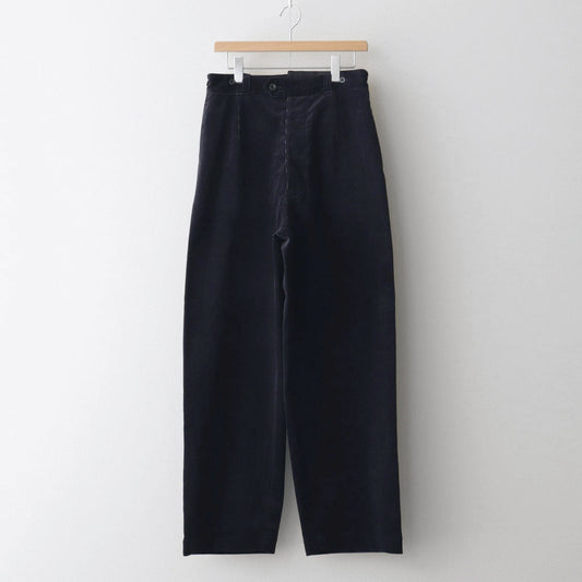 CORDUROY BUCKLE BACK TROUSERS #NAVY [H2302-PT026]