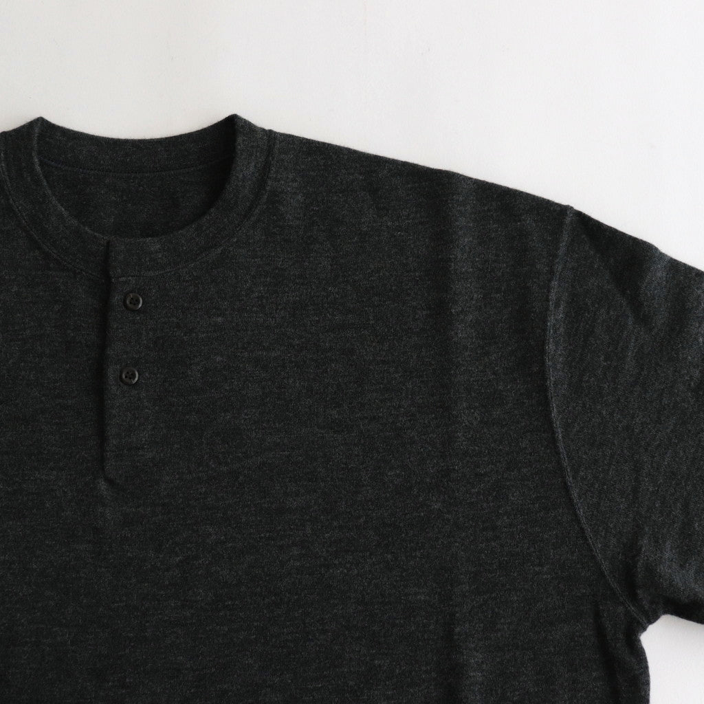 Wool Henley L/S #C.GRAY [2203-005]
