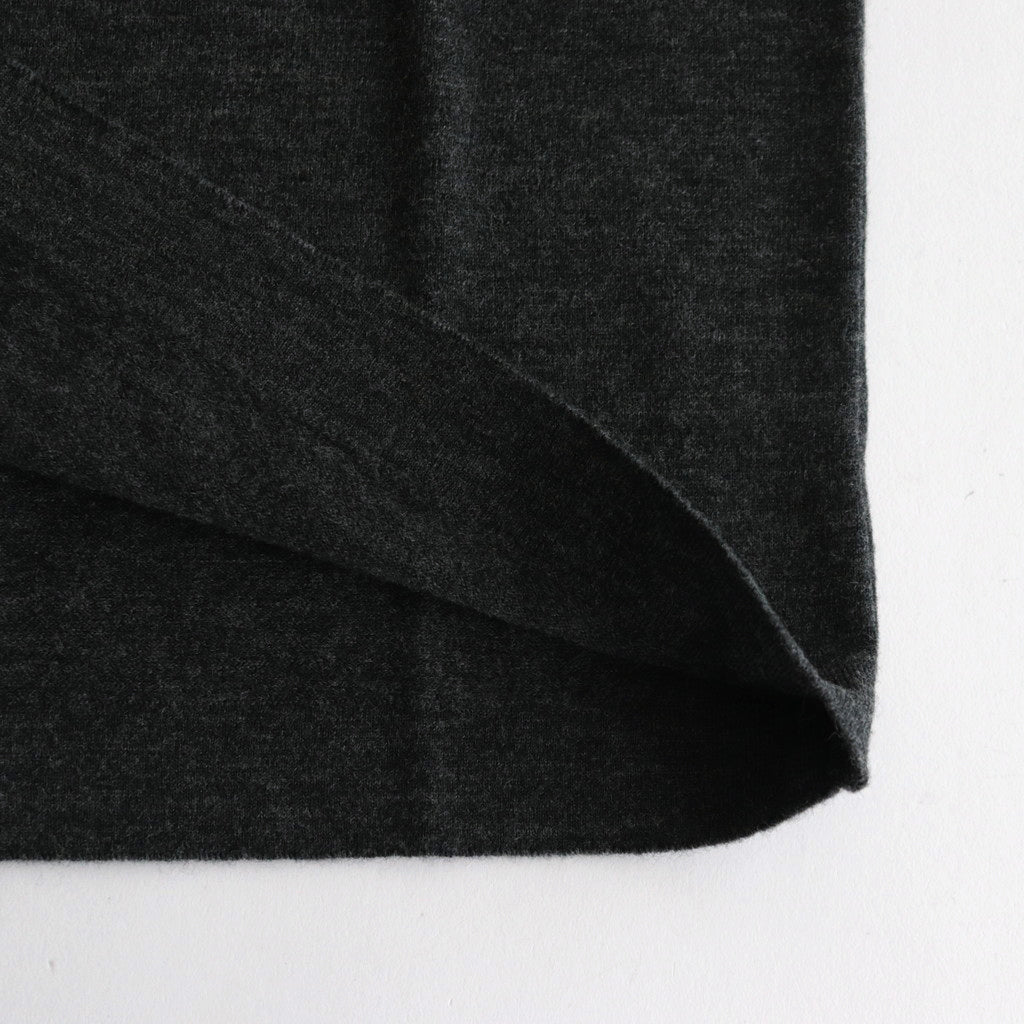 Wool Henley L/S #C.GRAY [2203-005]