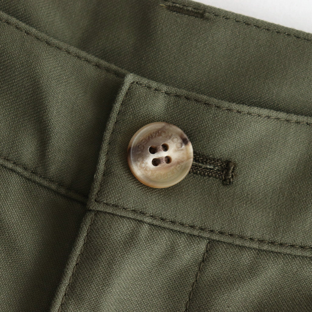 綿バックサテン 製品洗 パンツ #KHAKI [HL-P020-051] – ciacura