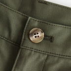 Cotton back satin wash pants #KHAKI [HL-P020-051]
