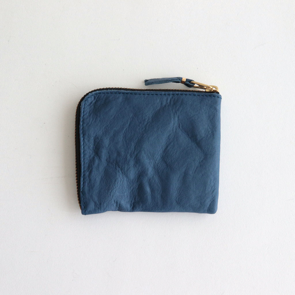 L字型ZIP財布 - WASHED #NAVY [8Z-Y031-051]
