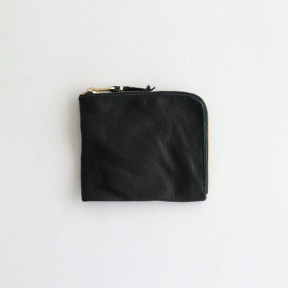 L-shaped ZIP wallet - WASHED #BLACK [8Z-Y031-051]