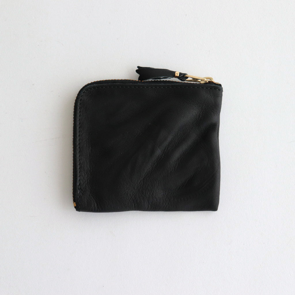 L字型ZIP財布 - WASHED #BLACK [8Z-Y031-051]