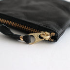 L字型ZIP財布 - WASHED #BLACK [8Z-Y031-051]